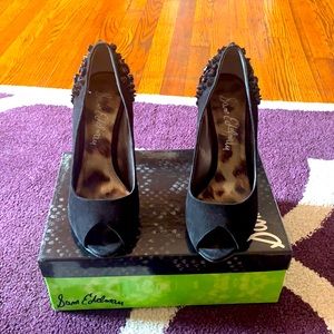 Sam Edelman S-LORISSA, BLACK SUEDE
